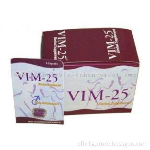 VIM-25 Permanent Hard Herbal Male Enhancement Supplement Se